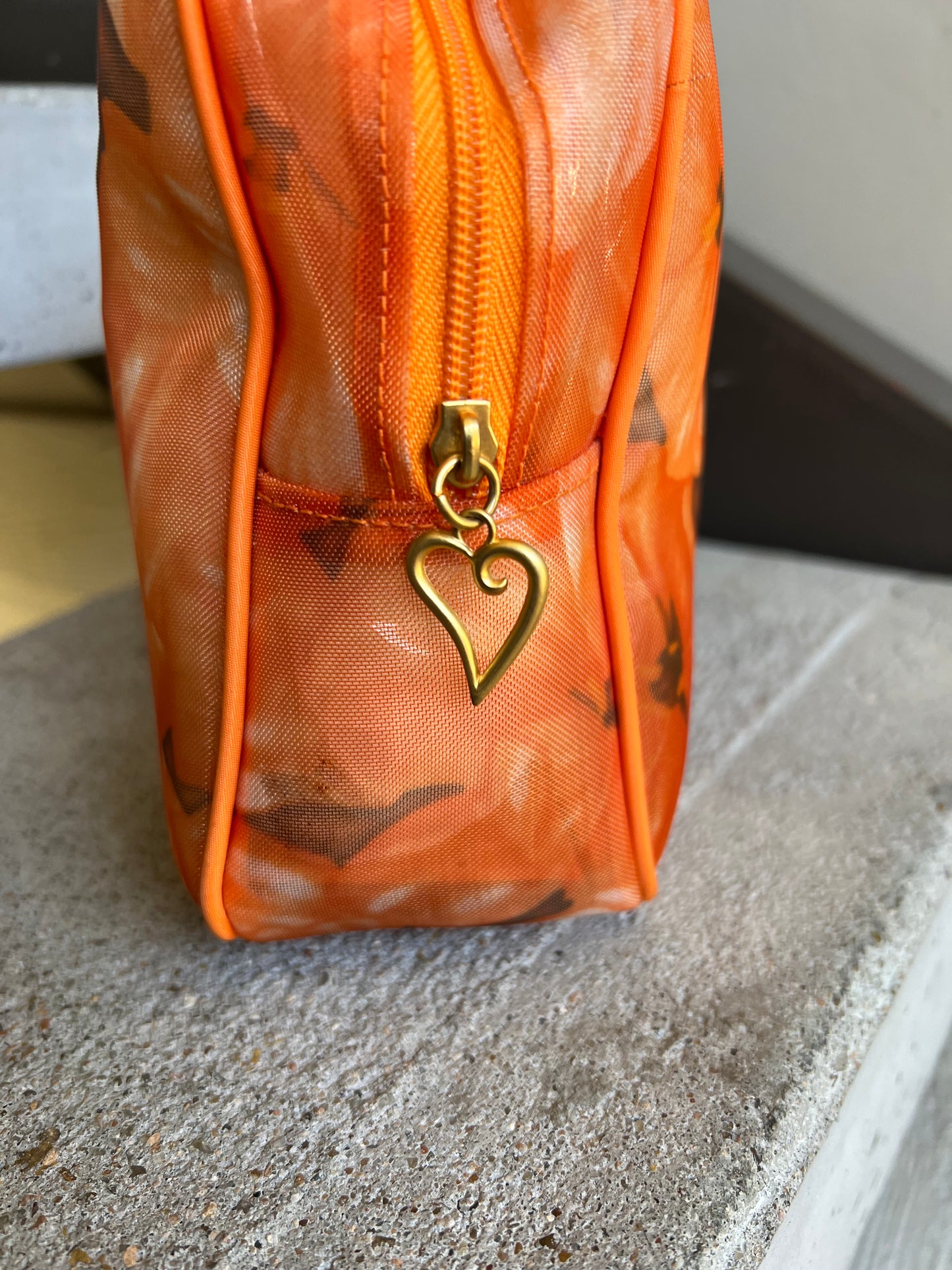 Orange sheer bag