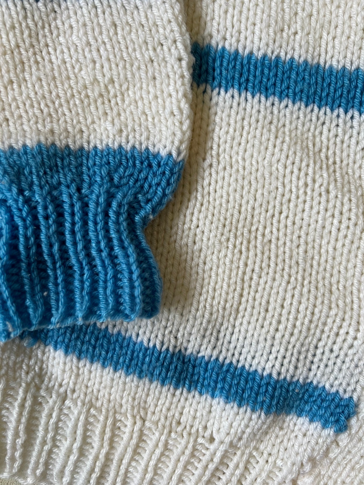 Wide stripe cardigan