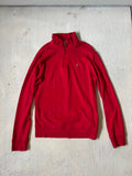 Red Quarter Zip