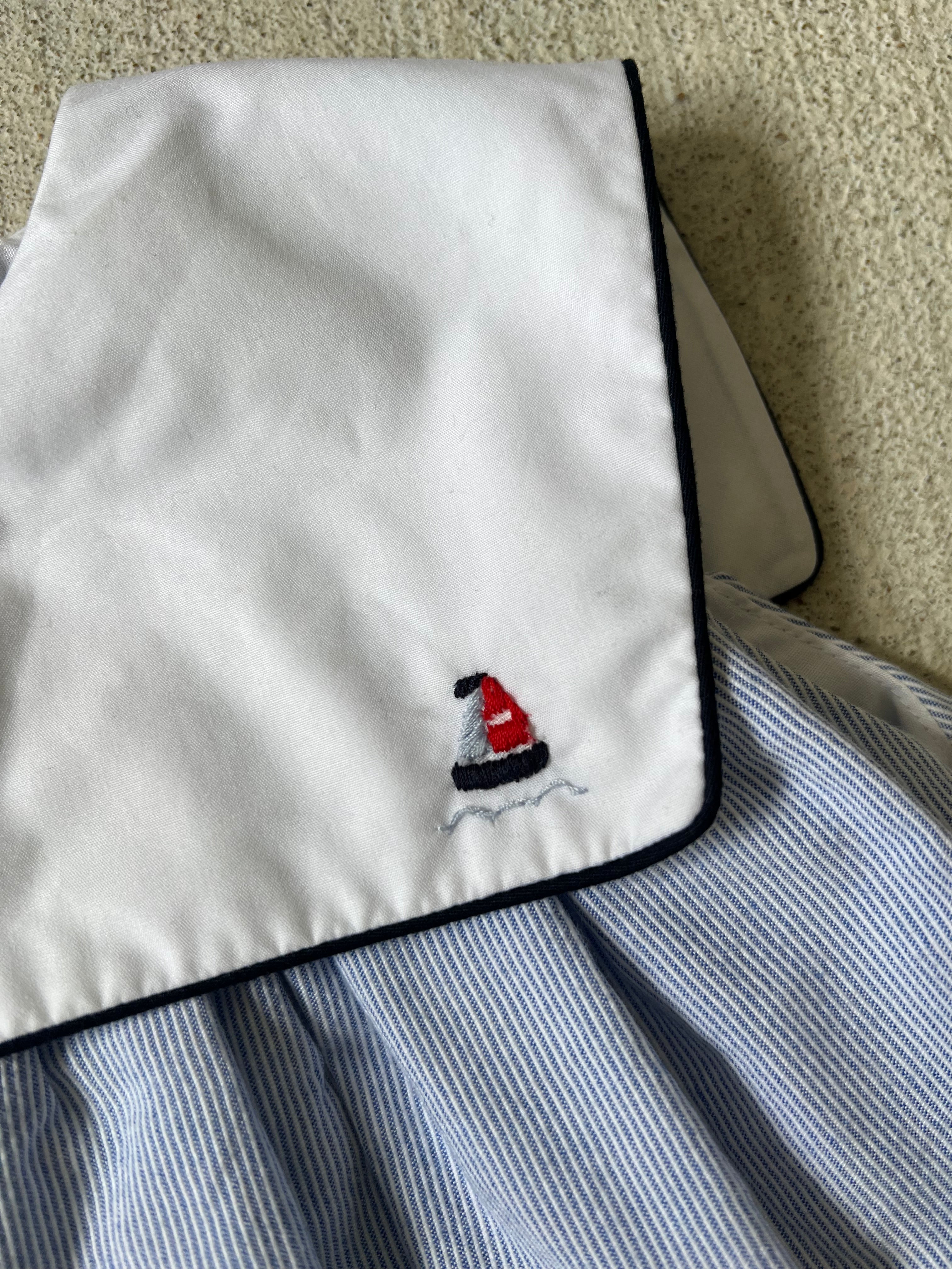 Sail boat Stripe Dress