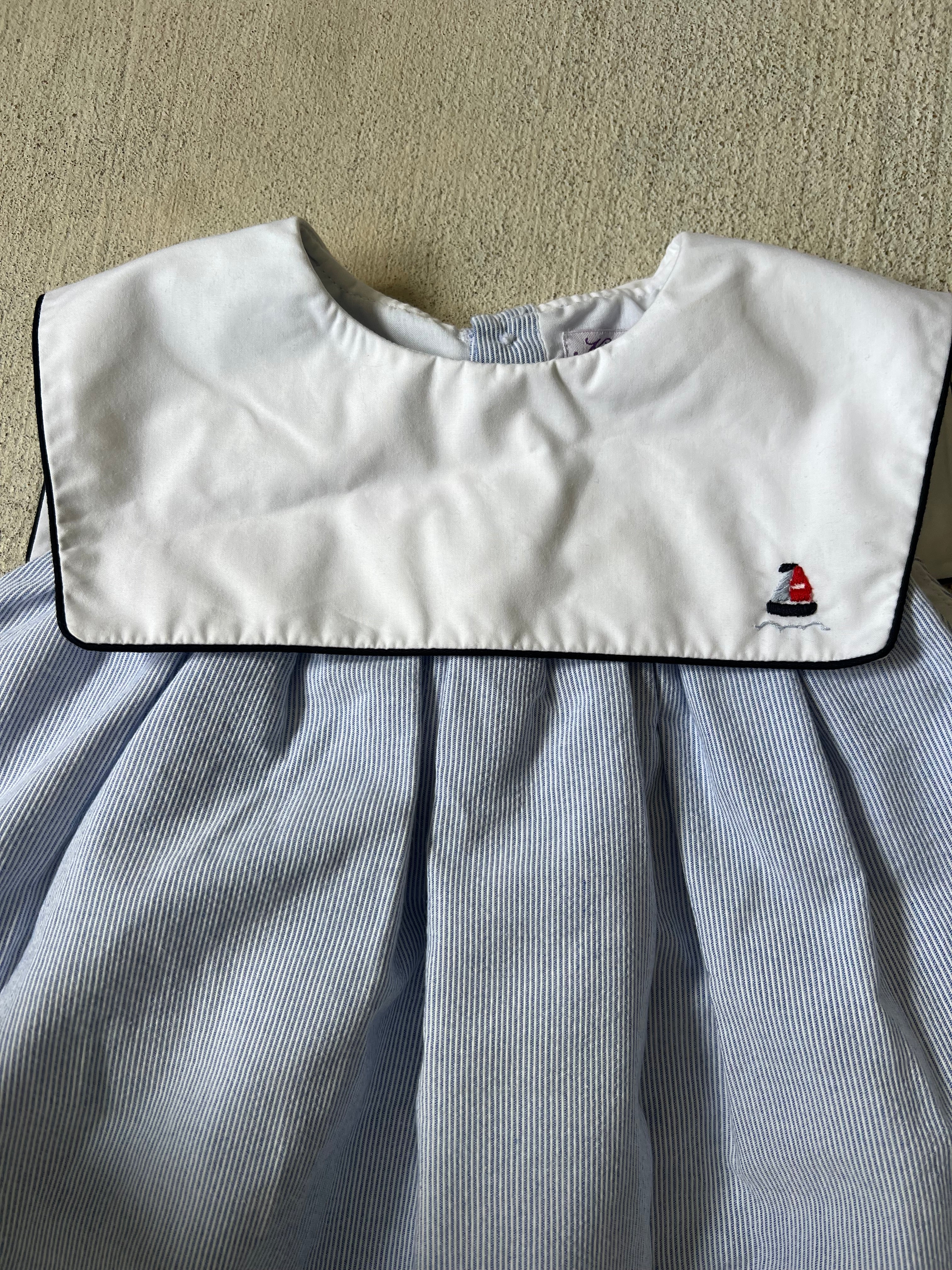 Sail boat Stripe Dress