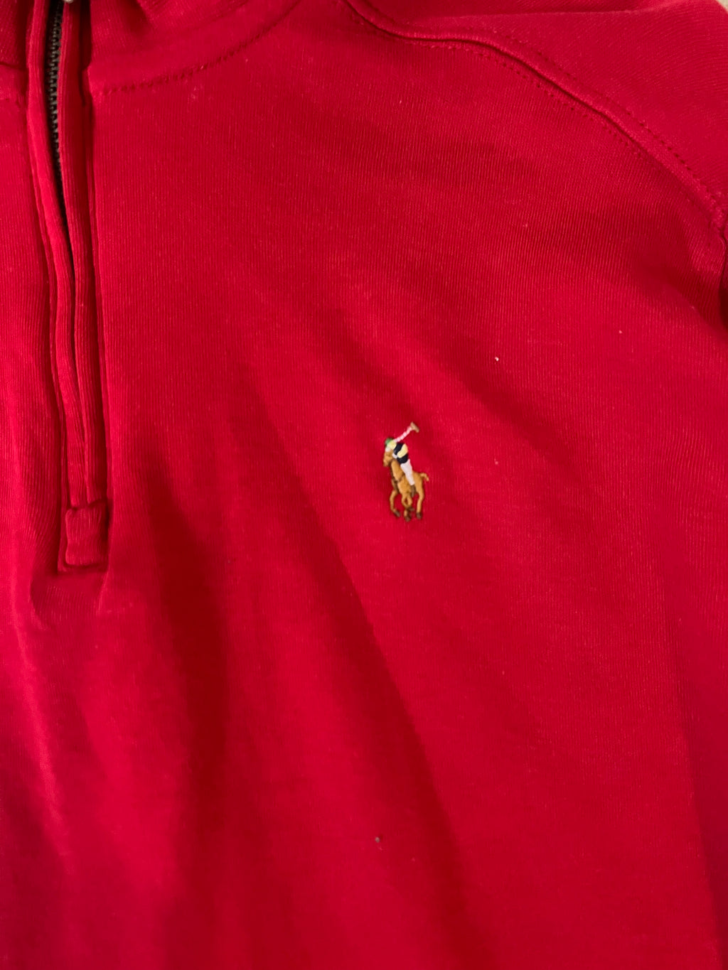 Red Quarter Zip