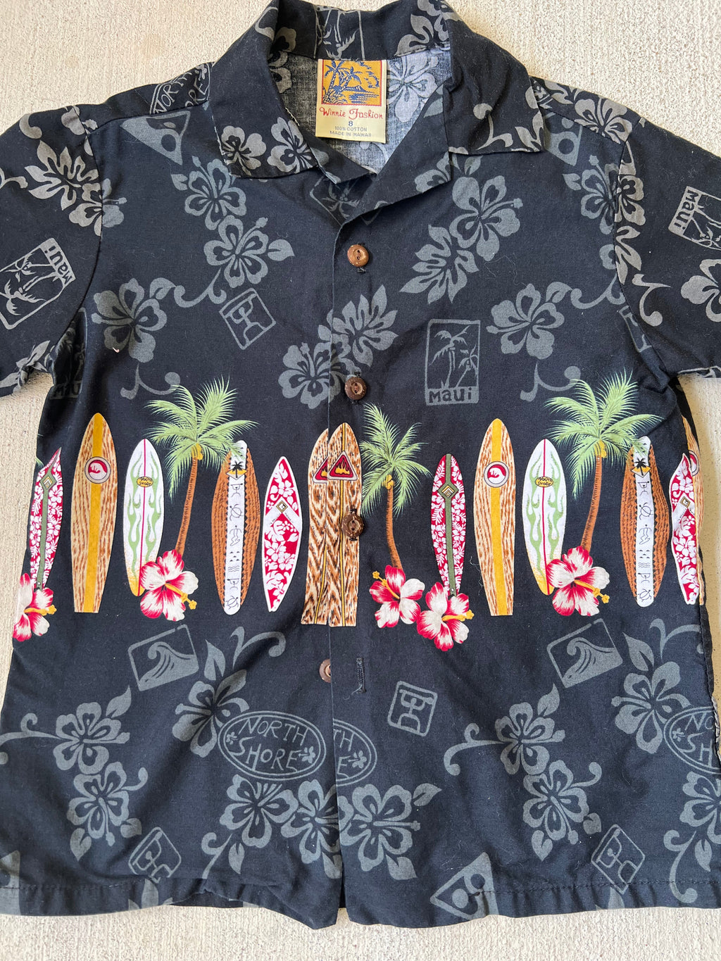 Surf Board Floral Shirt