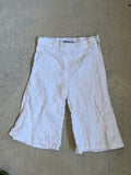 Flower Embroidery Flare Pants