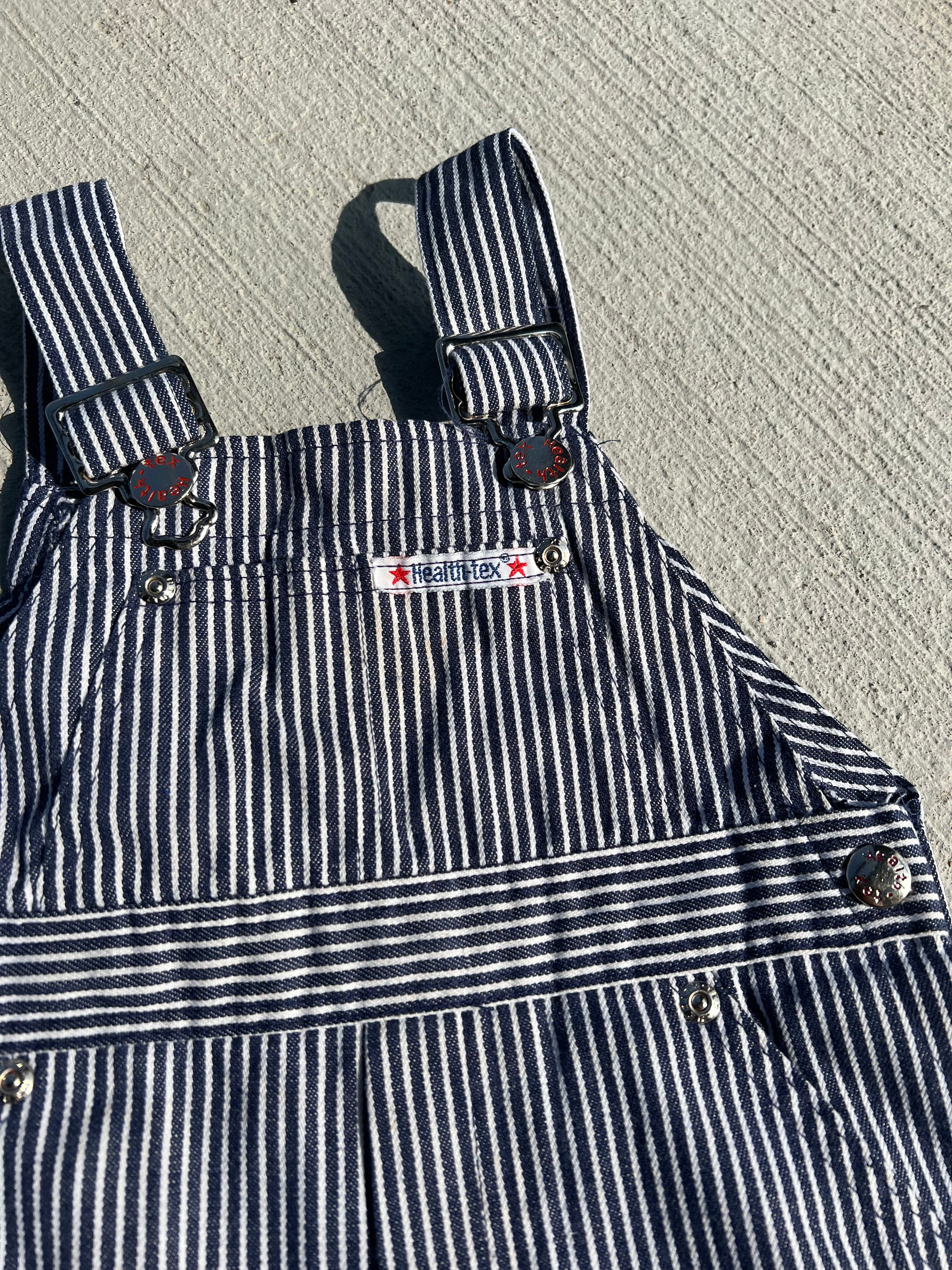 Stripe overalls