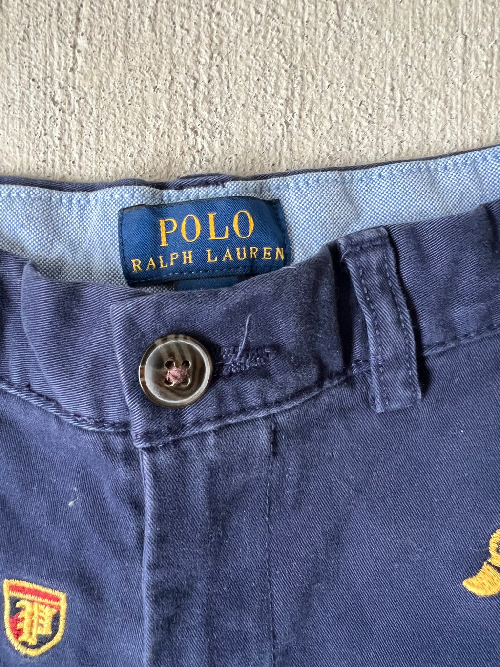 Polo Logo Khaki Pants