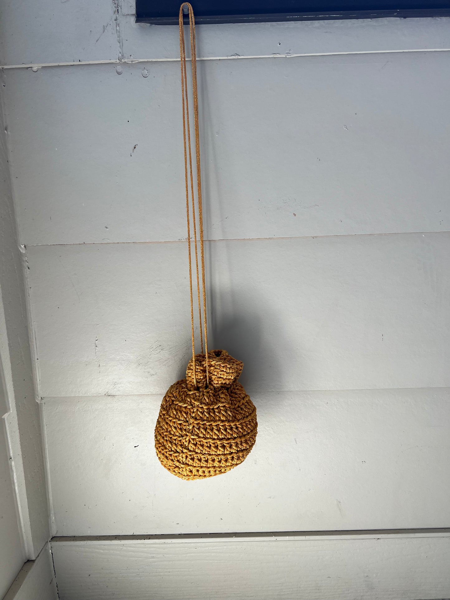 Glitter drawstring bag