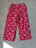 Floral flare pants