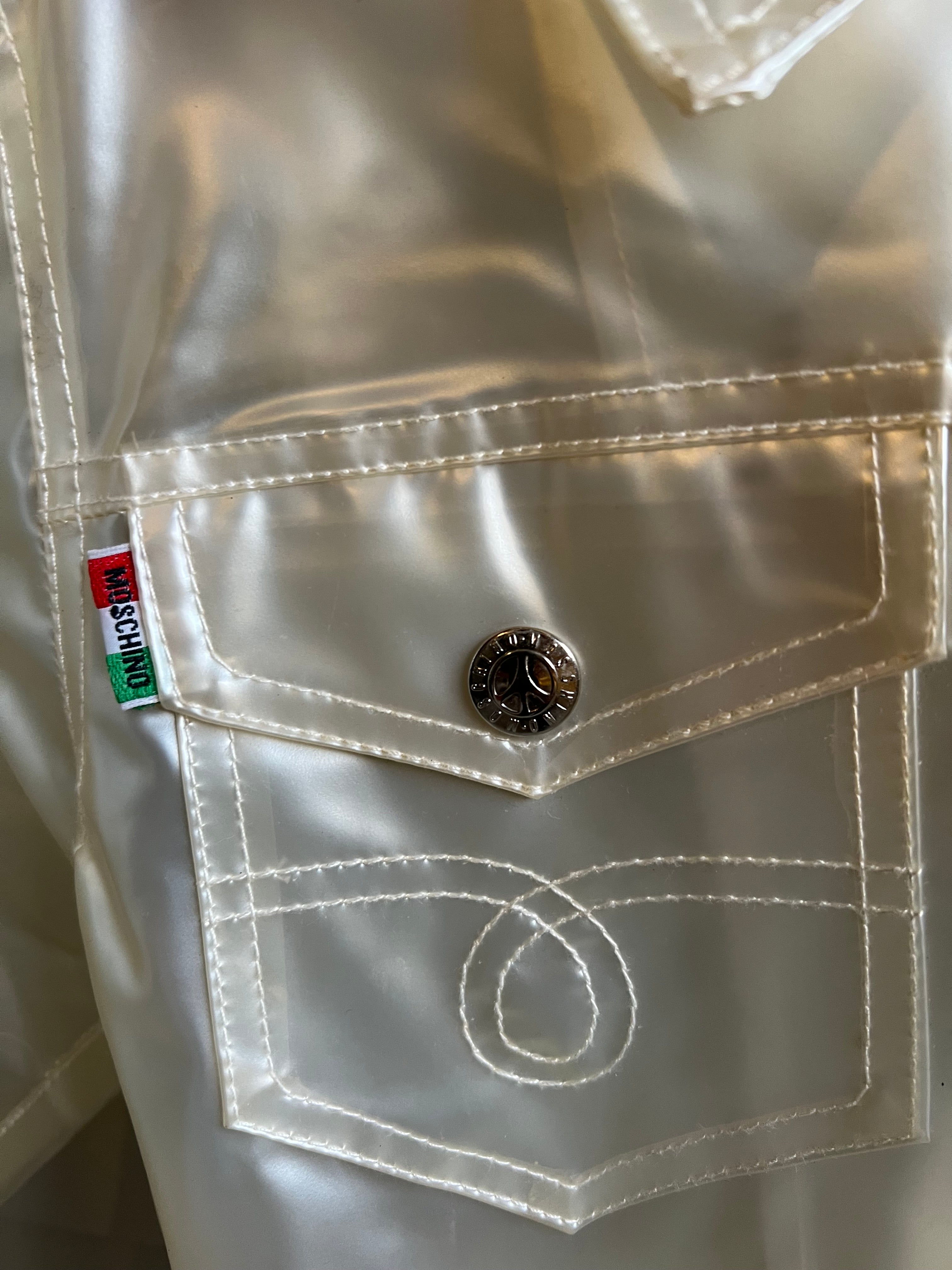 Moschino Clear Rain Jacket