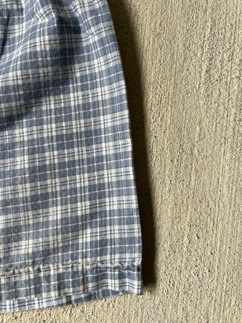 plaid shorts