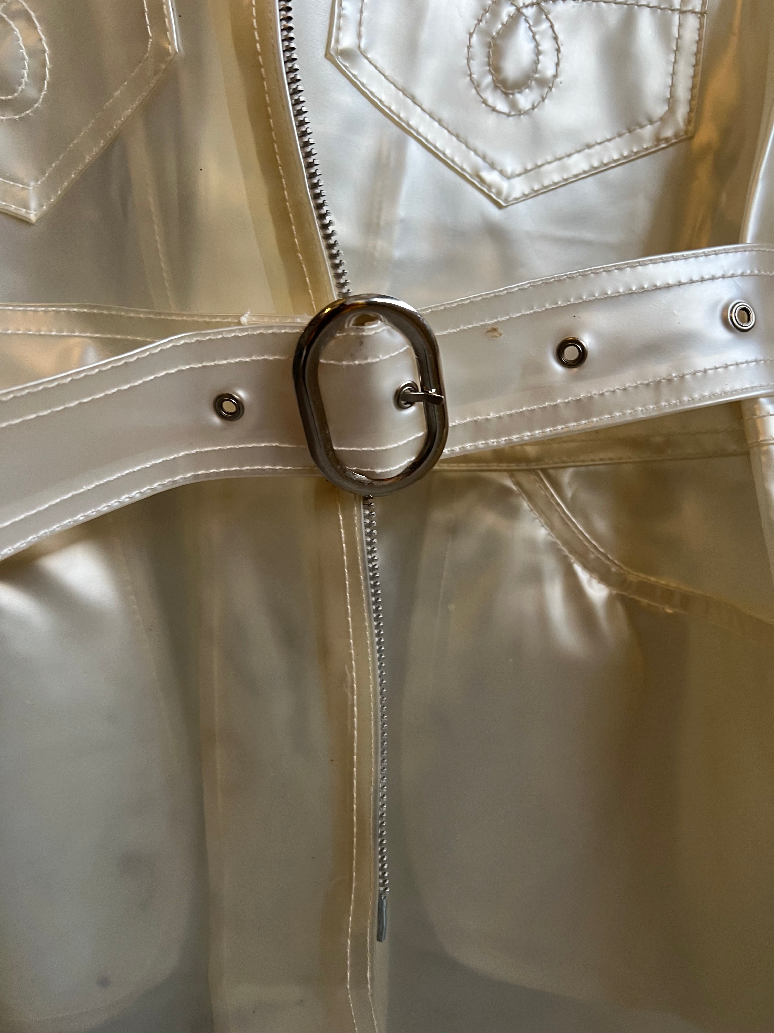 Moschino Clear Rain Jacket