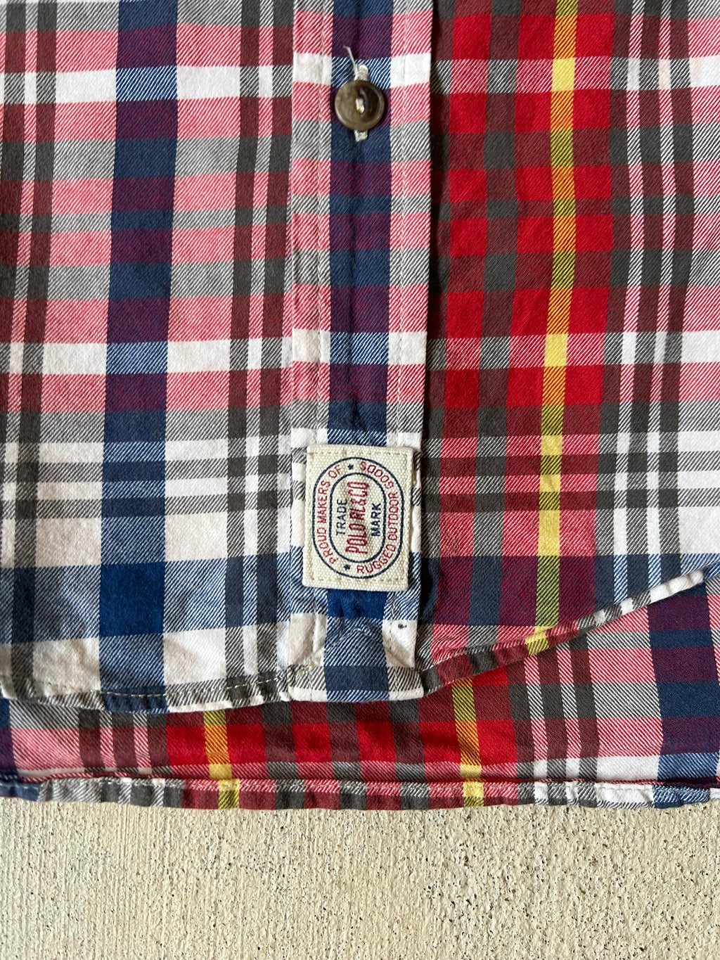 Polo Plaid Button down