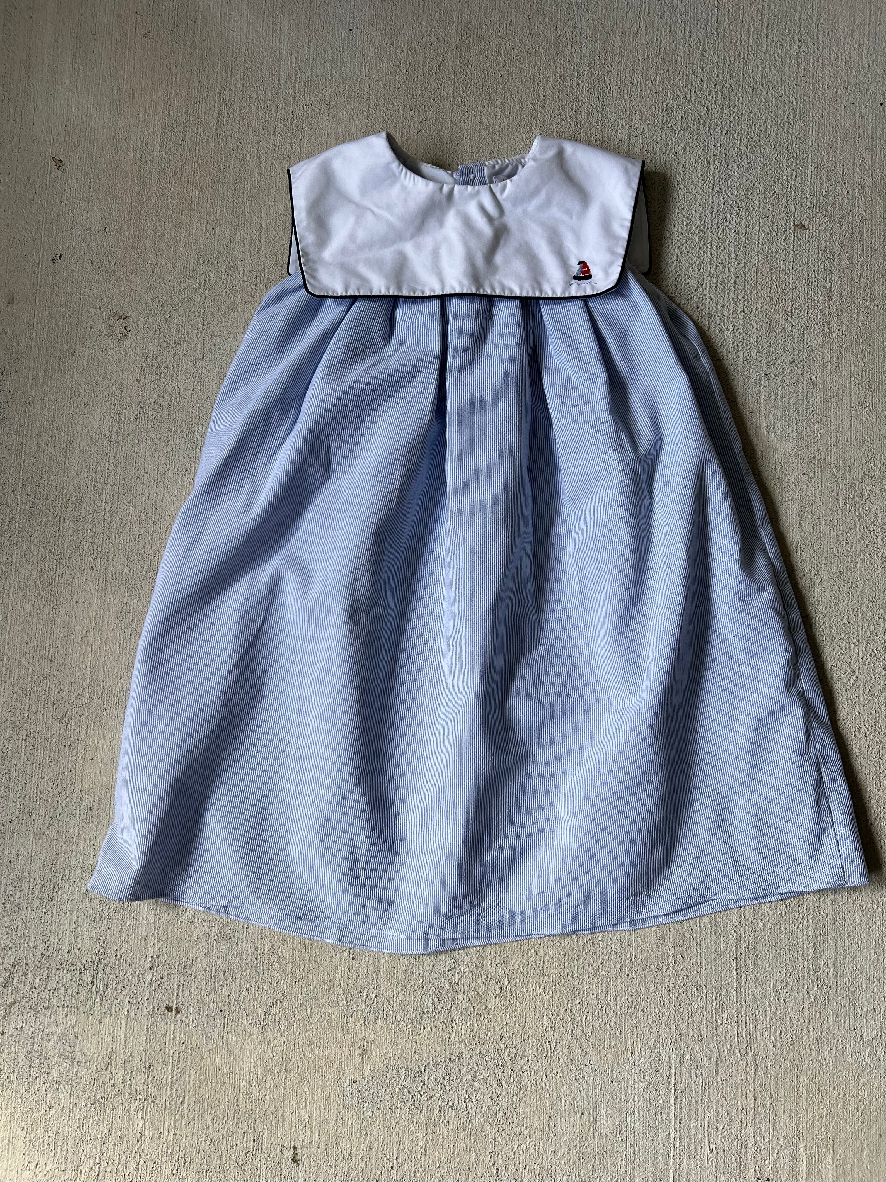 Sail boat Stripe Dress