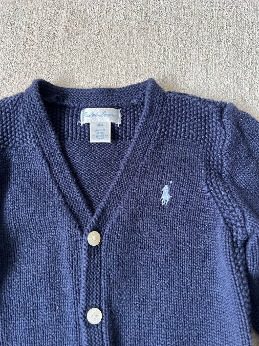 Polo Cardigan || (18 months)