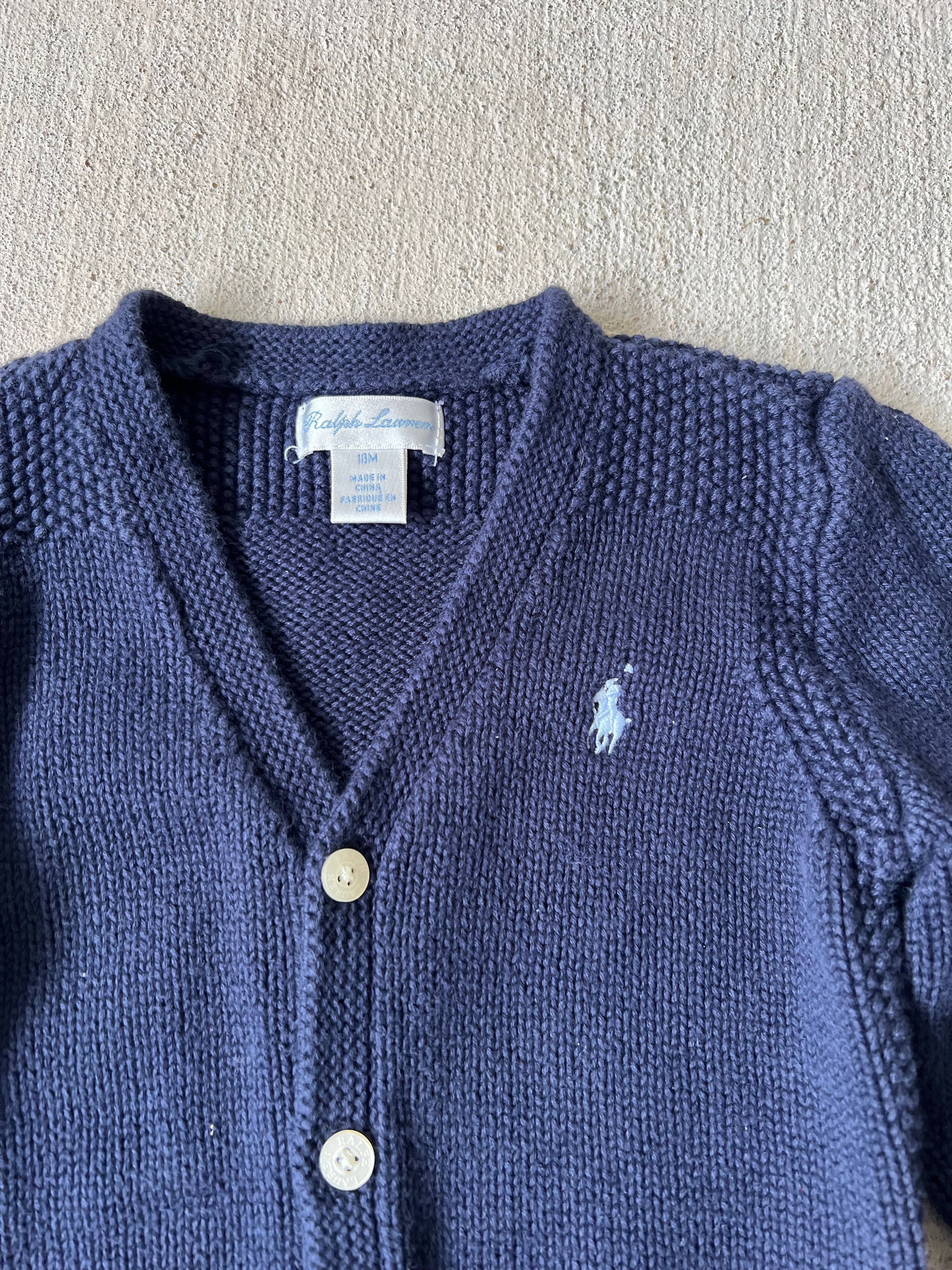 Polo Cardigan || (18 months)