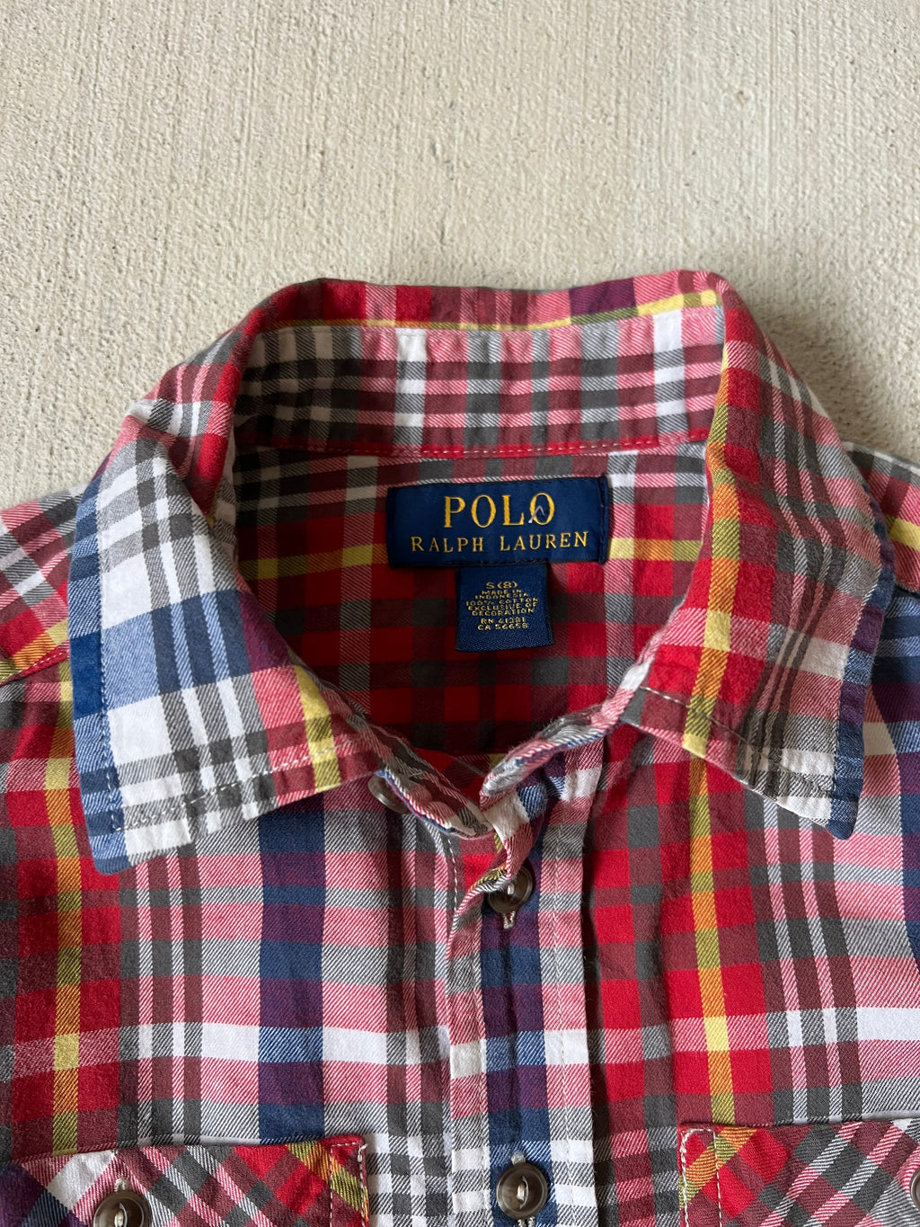 Polo Plaid Button down