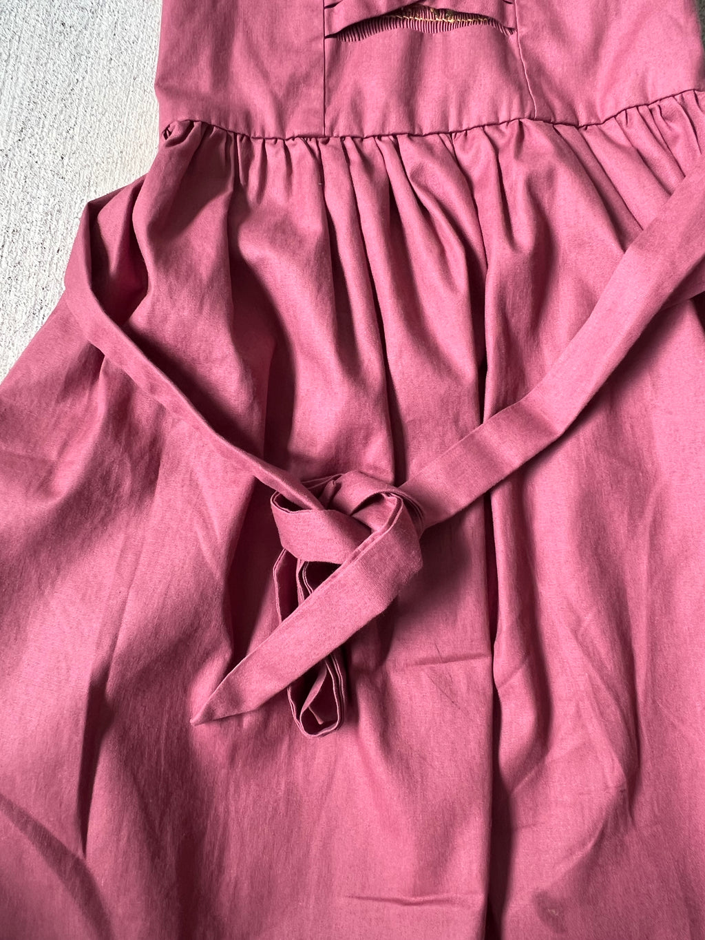 Smock Embroidery Girls Dress