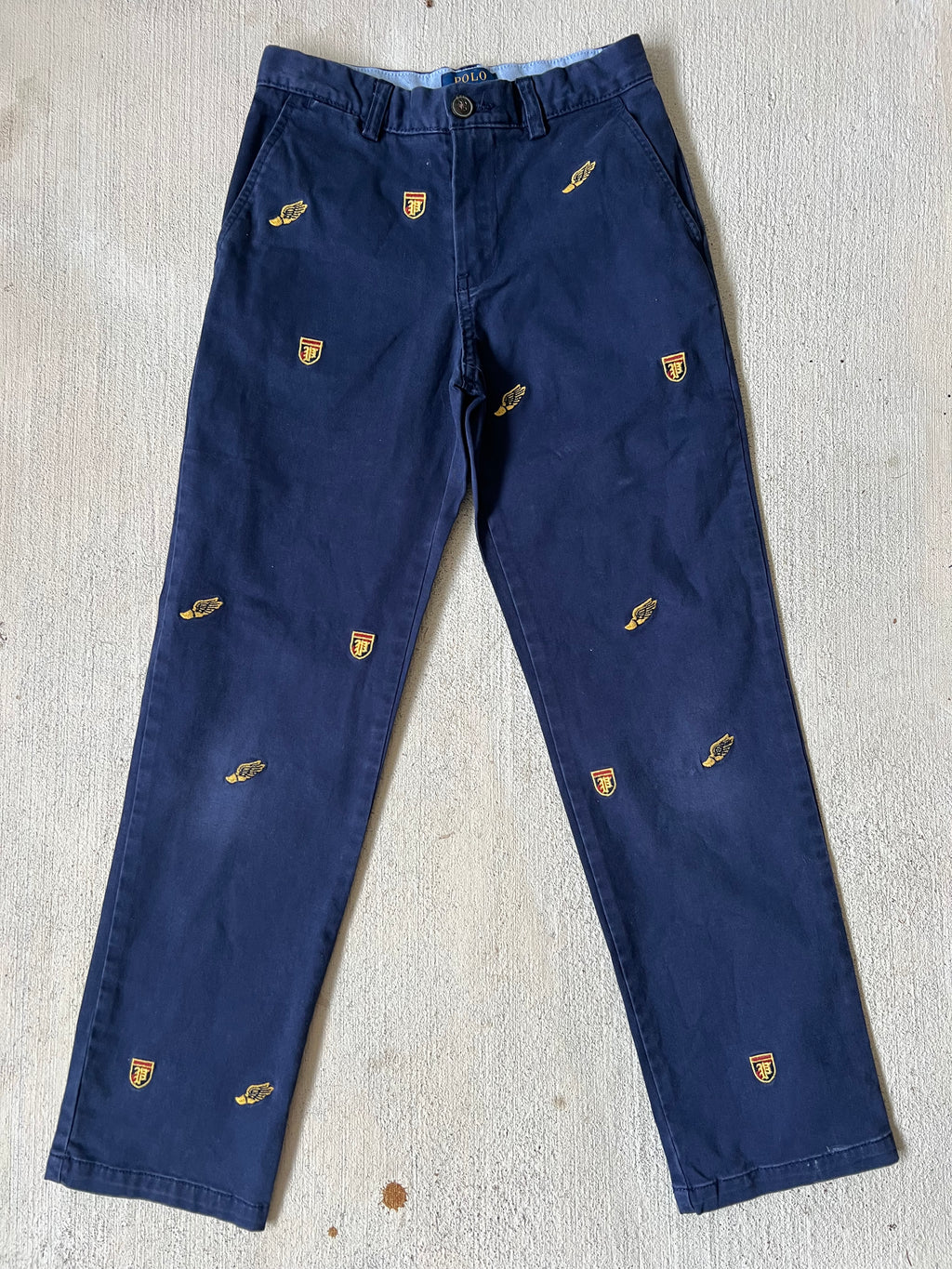 Polo Logo Khaki Pants