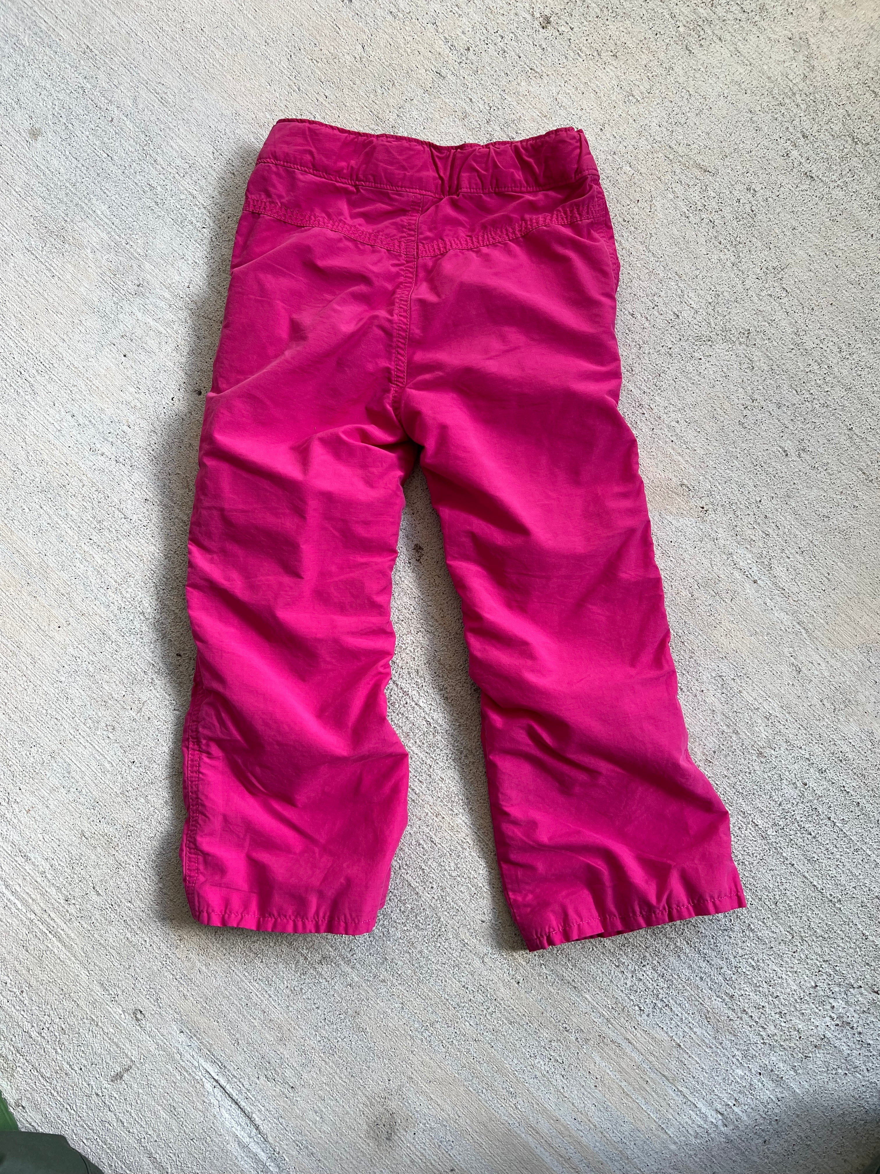 pink embroidery flare