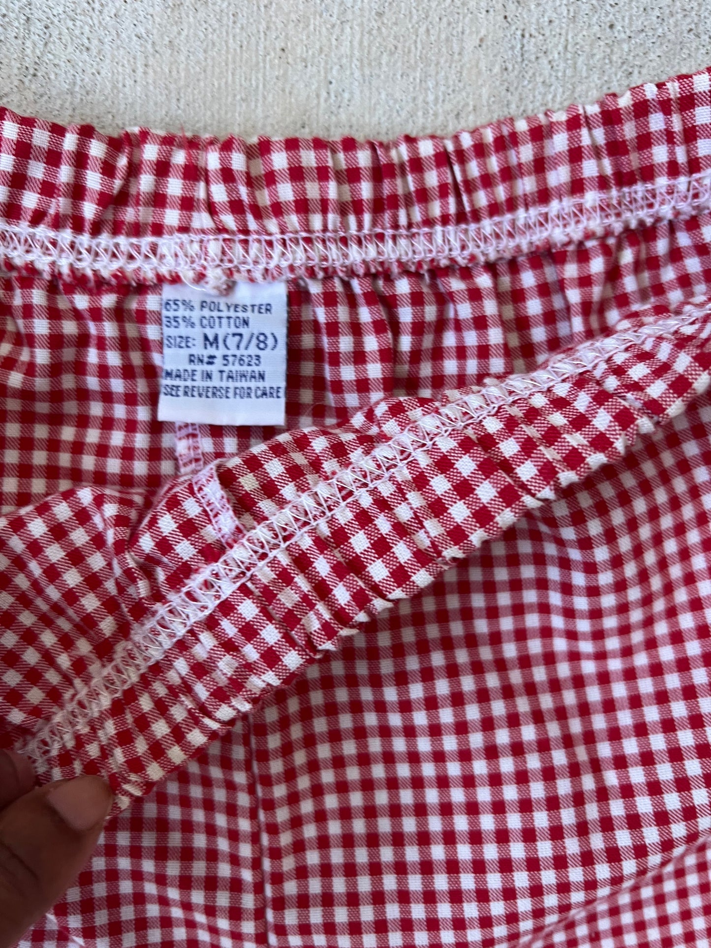 Gingham Shorts
