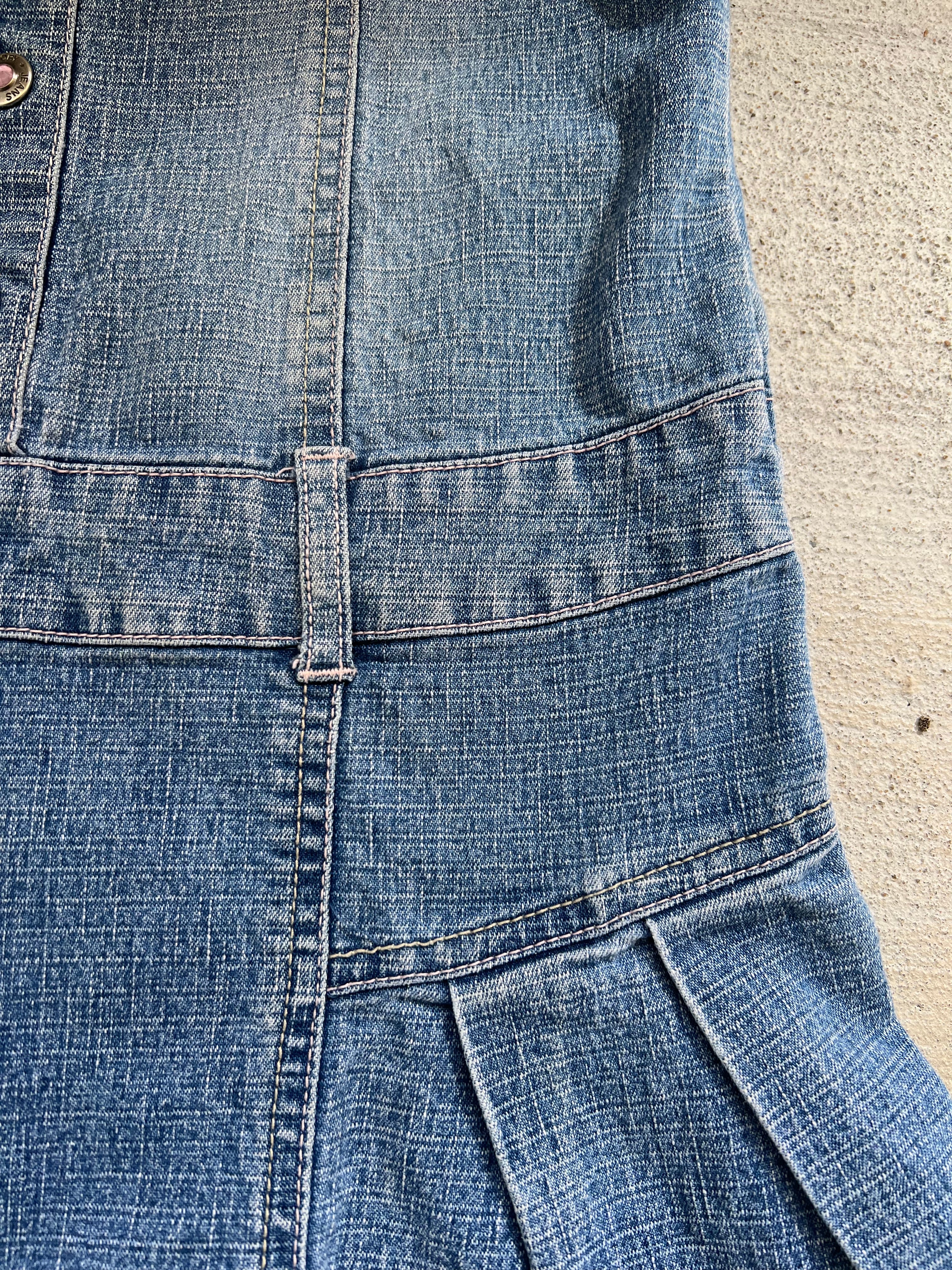 Pink Gem Denim Dress