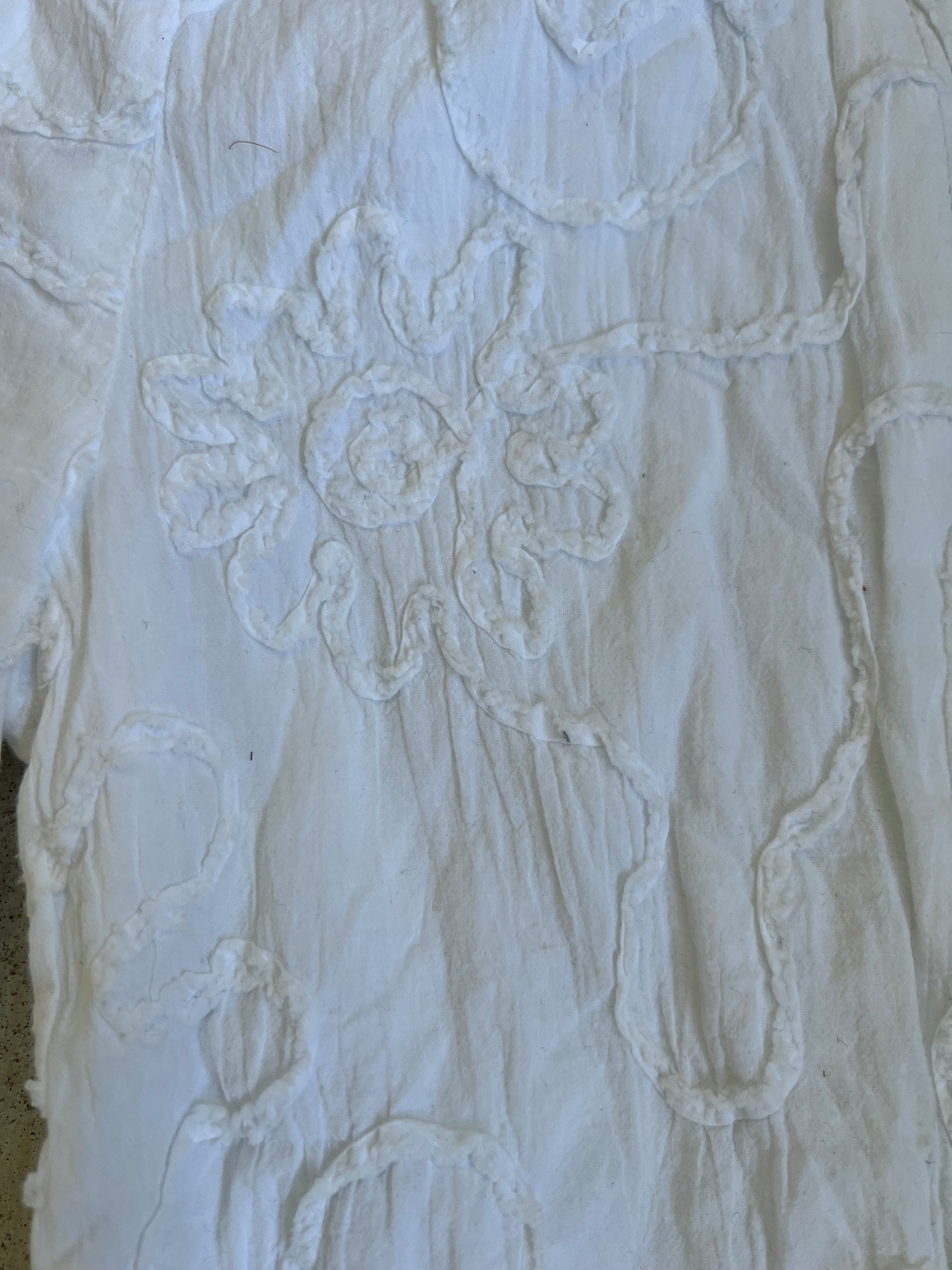 Flower Embroidery Flare Pants