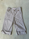 Stripe Brown Capris