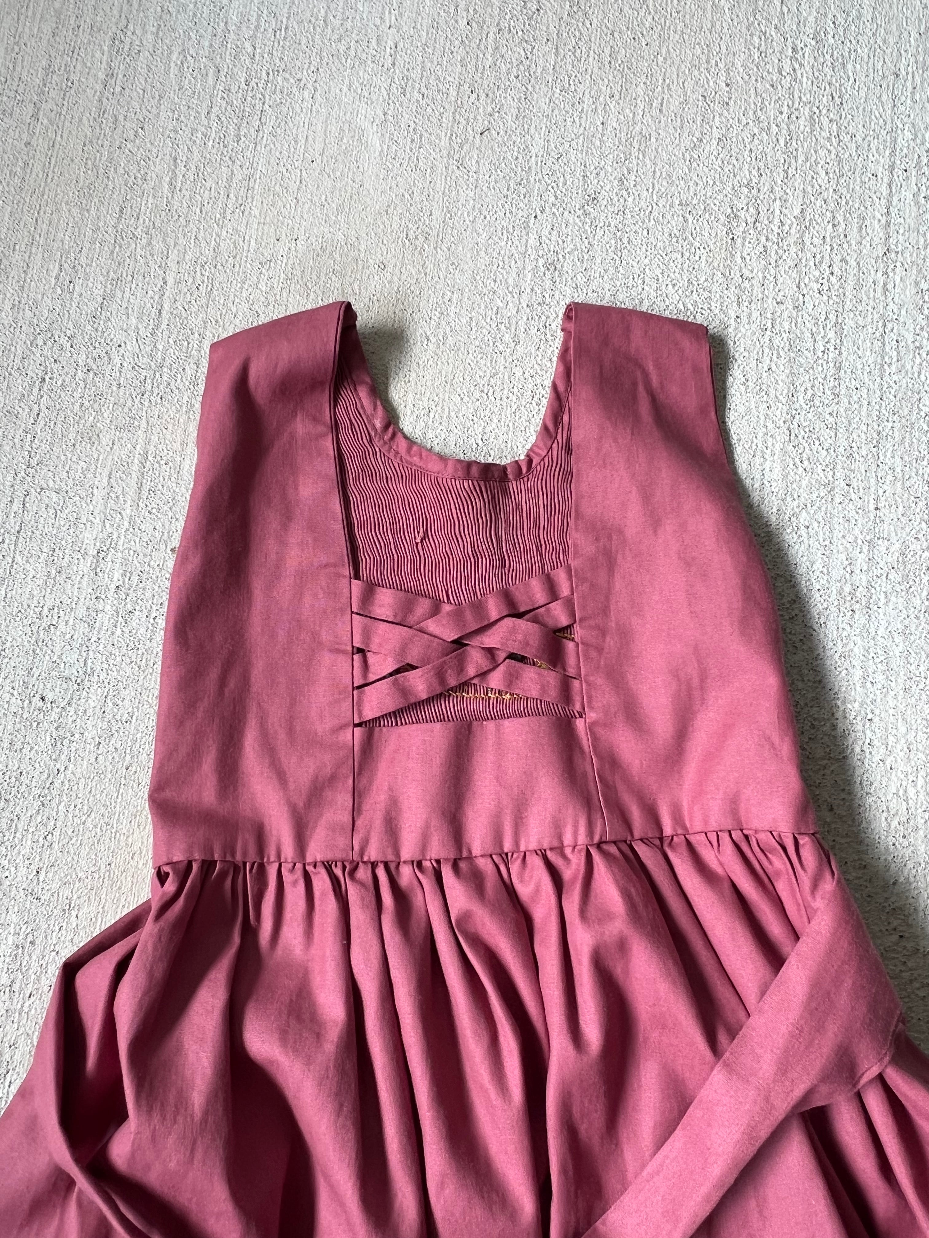 Smock Embroidery Girls Dress