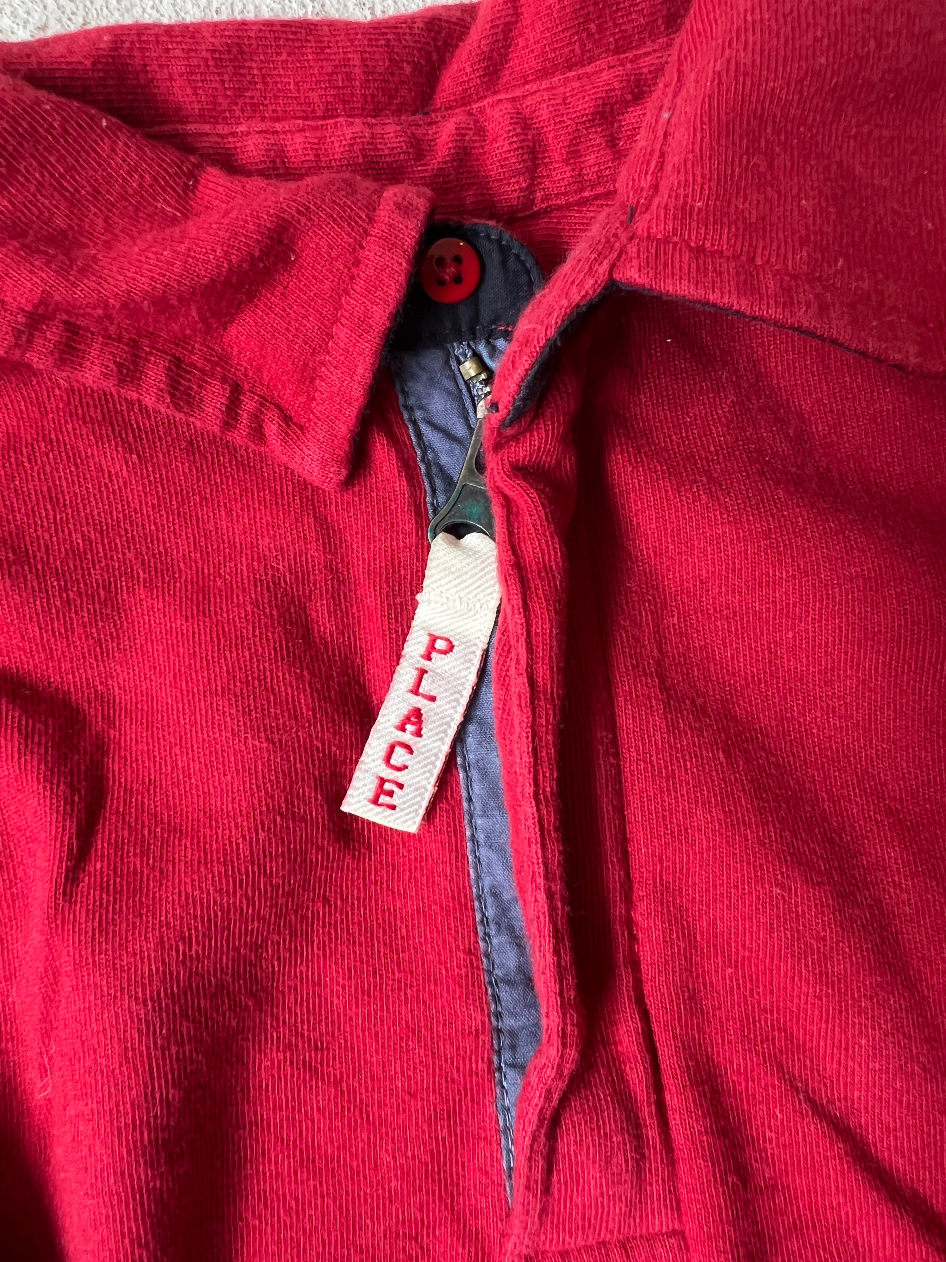 Red Zip Up || (4t)