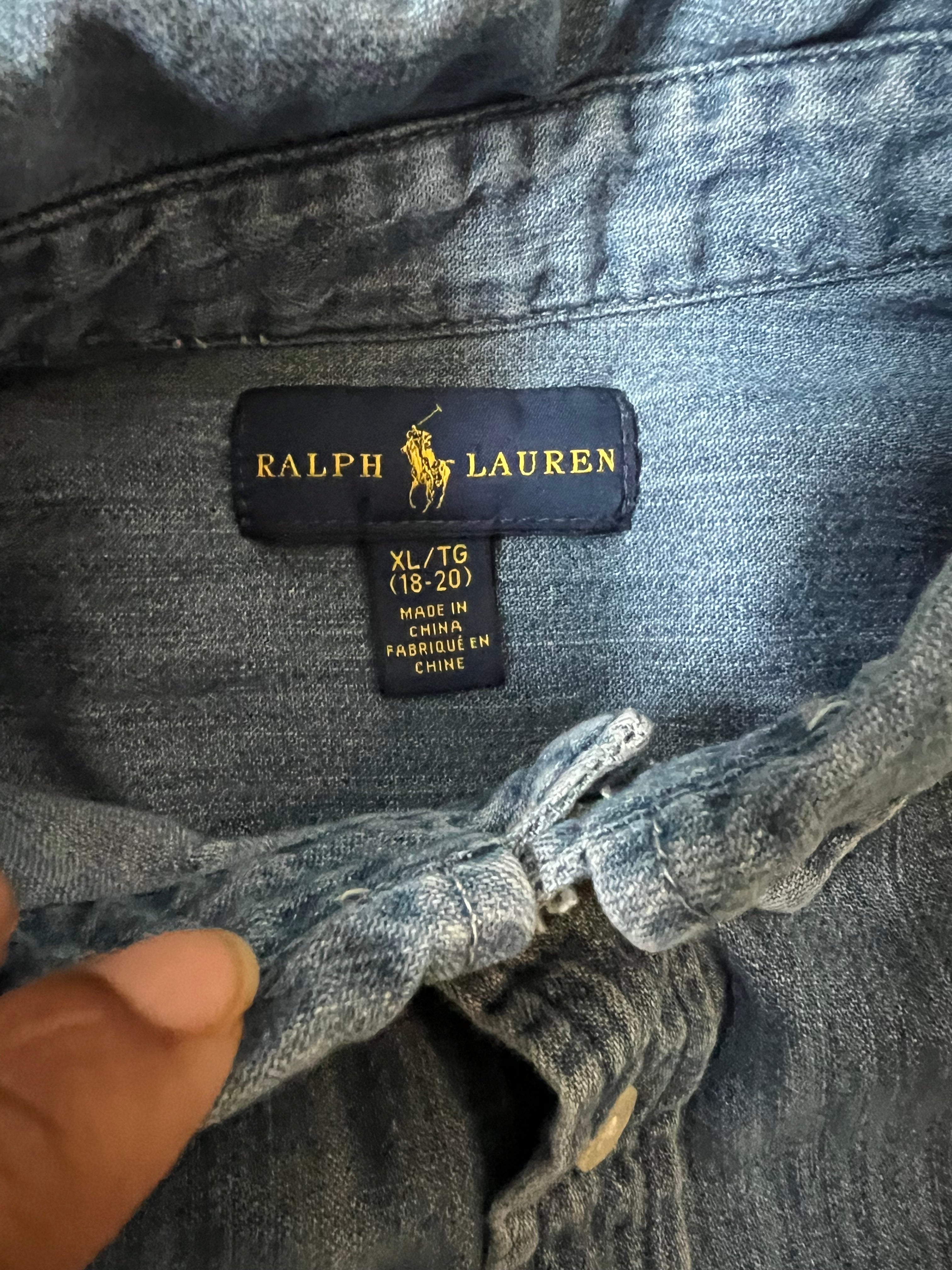 Polo Denim Button Down || (XL 18/20)