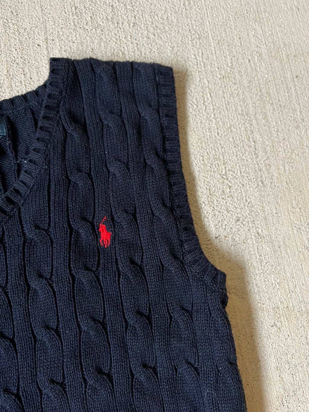 Navy blue Cable knit || (7/8)