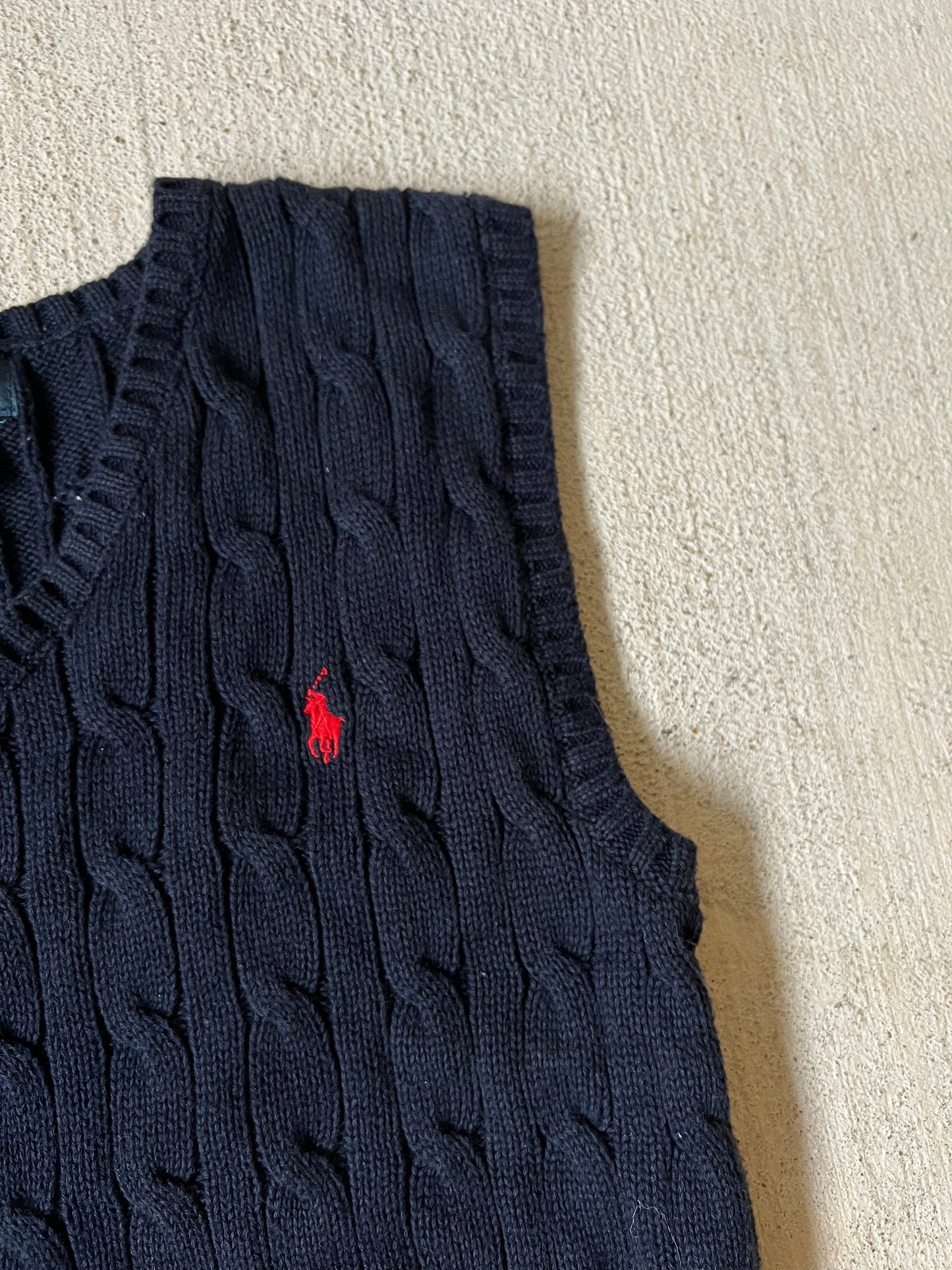 Navy blue Cable knit