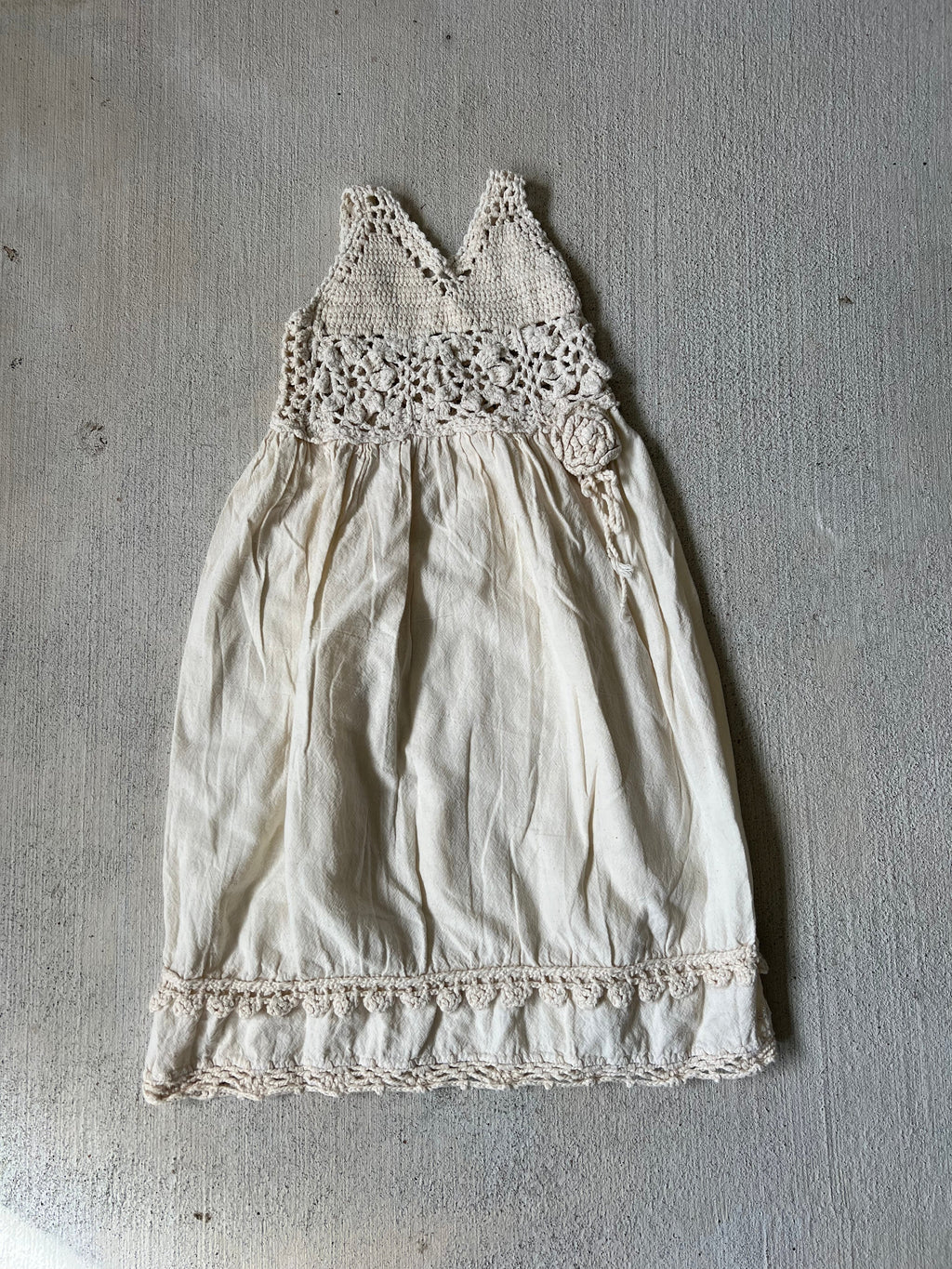 Floral Crochet Dress