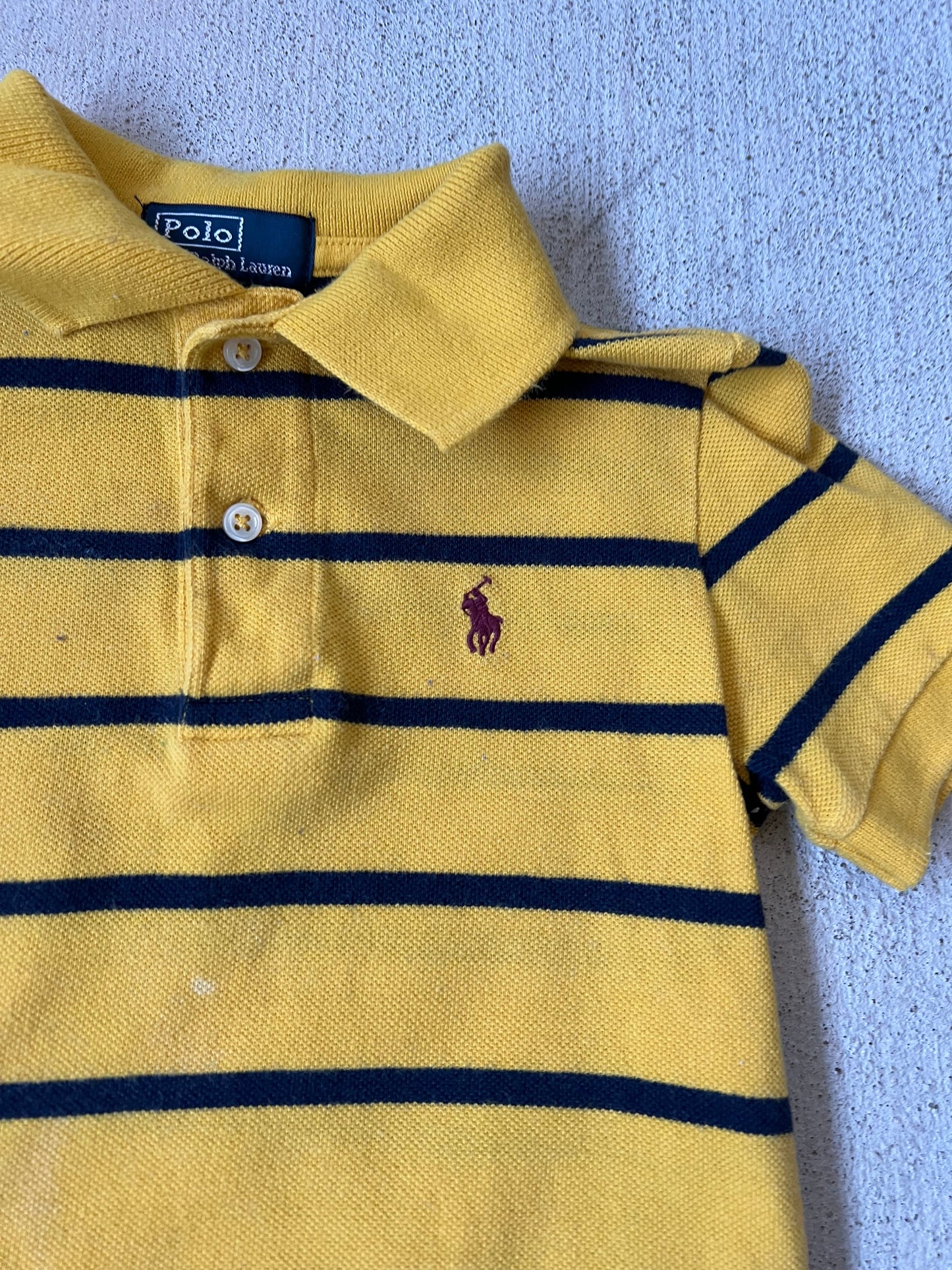 Yellow Stripe Polo