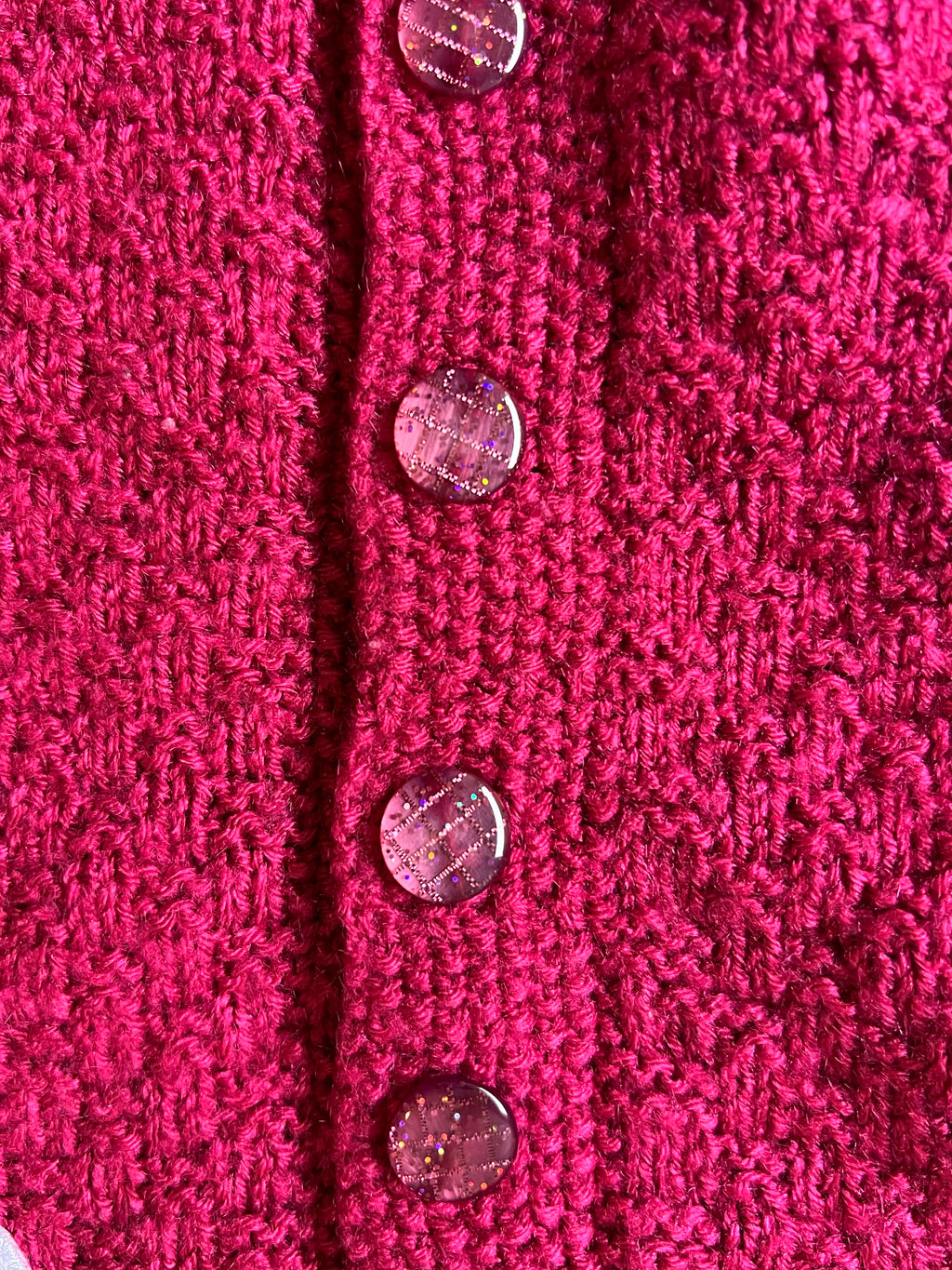 Pink “J” Cardigan || (4/5)