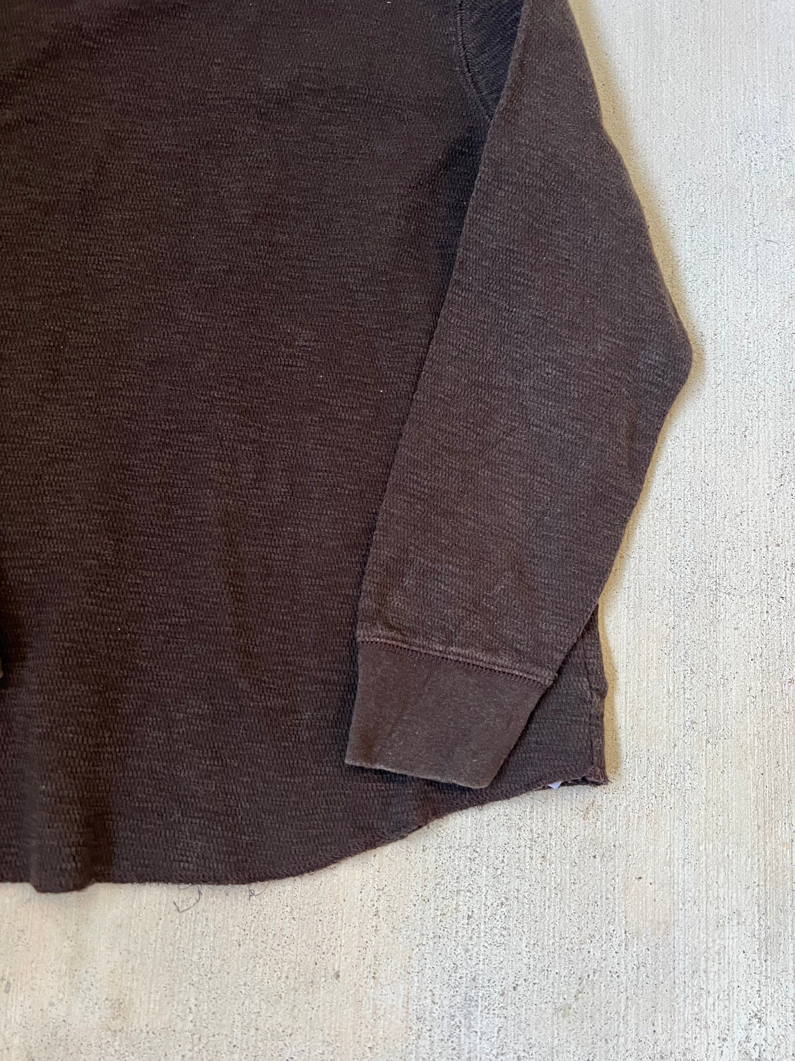 Brown Waffle Long Sleeve || 10